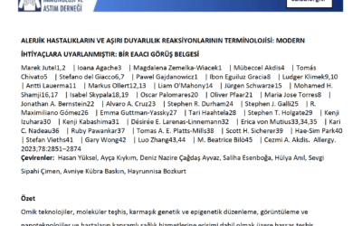 ALERJİK HASTALIKLARIN VE AŞIRI DUYARLILIK REAKSİYONLARININ TERMİNOLOJİSİ: MODERN İHTİYAÇLARA UYARLANMIŞTIR: BİR EAACI GÖRÜŞ BELGESİ