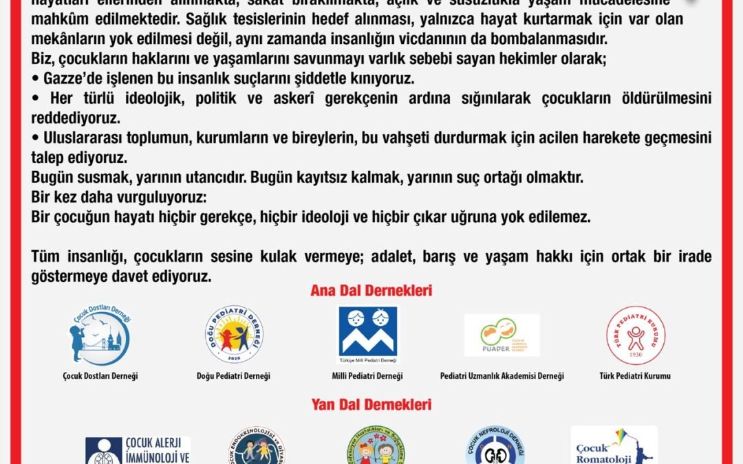 Gazze’de Çocuk Olmak: İnsanlığın Ortak Manifestosu