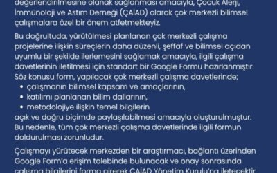 Çok Merkezli Çalışma